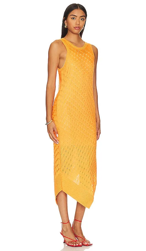 525 Charlotte Dress in Orange