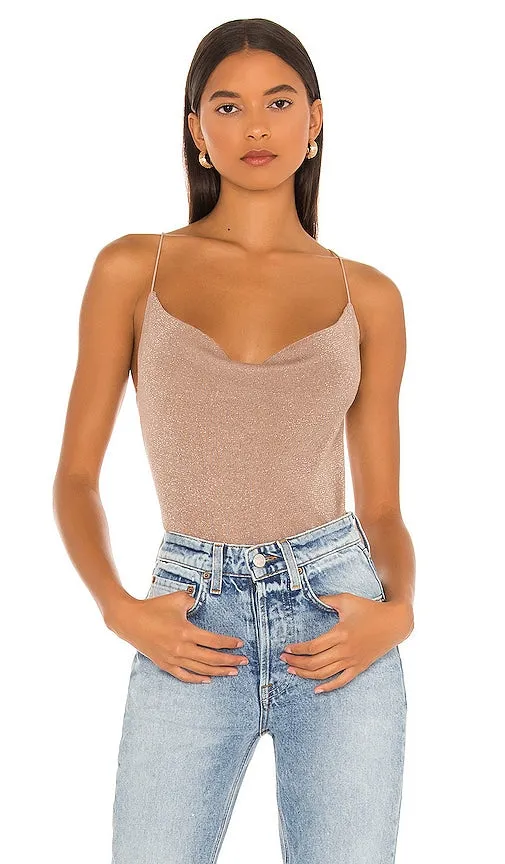 525 Cowl Neck Tank in Taupe