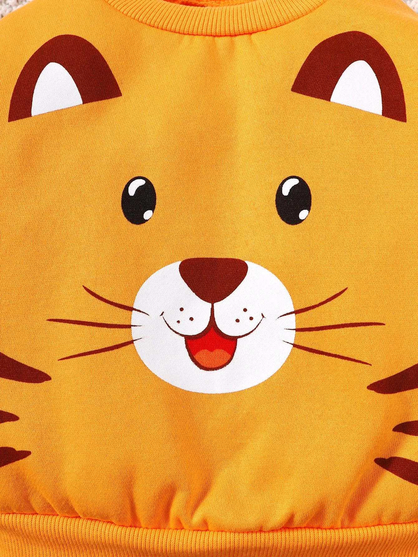 6M-3Y kid fashion Boys Outfits Cat Long Sleeve Winter Tops Elastic Pants 2Pcs Clothes Set Yellow Catpapa GS112208456