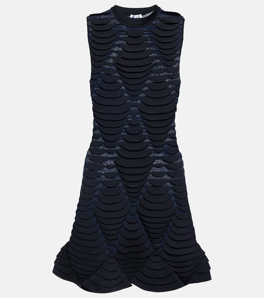 Alaia 3D-knit minidress