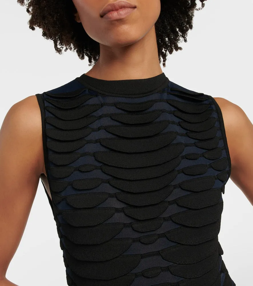 Alaia 3D-knit minidress