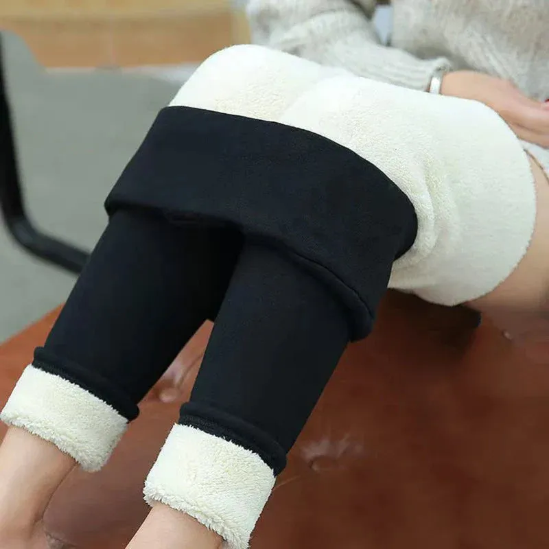 Basics Fleece Lined High Waist Skinny Soft Clouds Leggings MustPride®