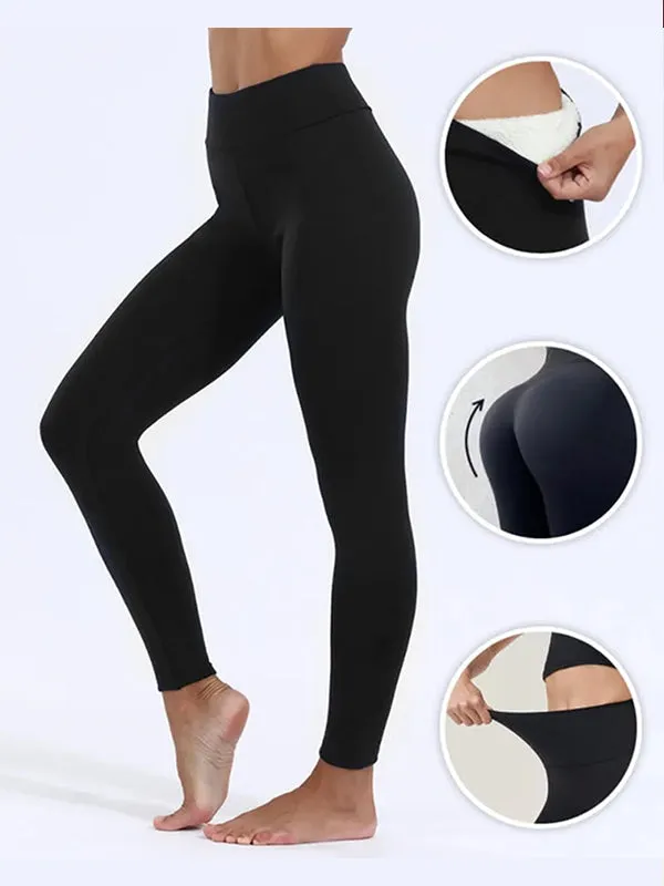 Basics Fleece Lined High Waist Skinny Soft Clouds Leggings MustPride®