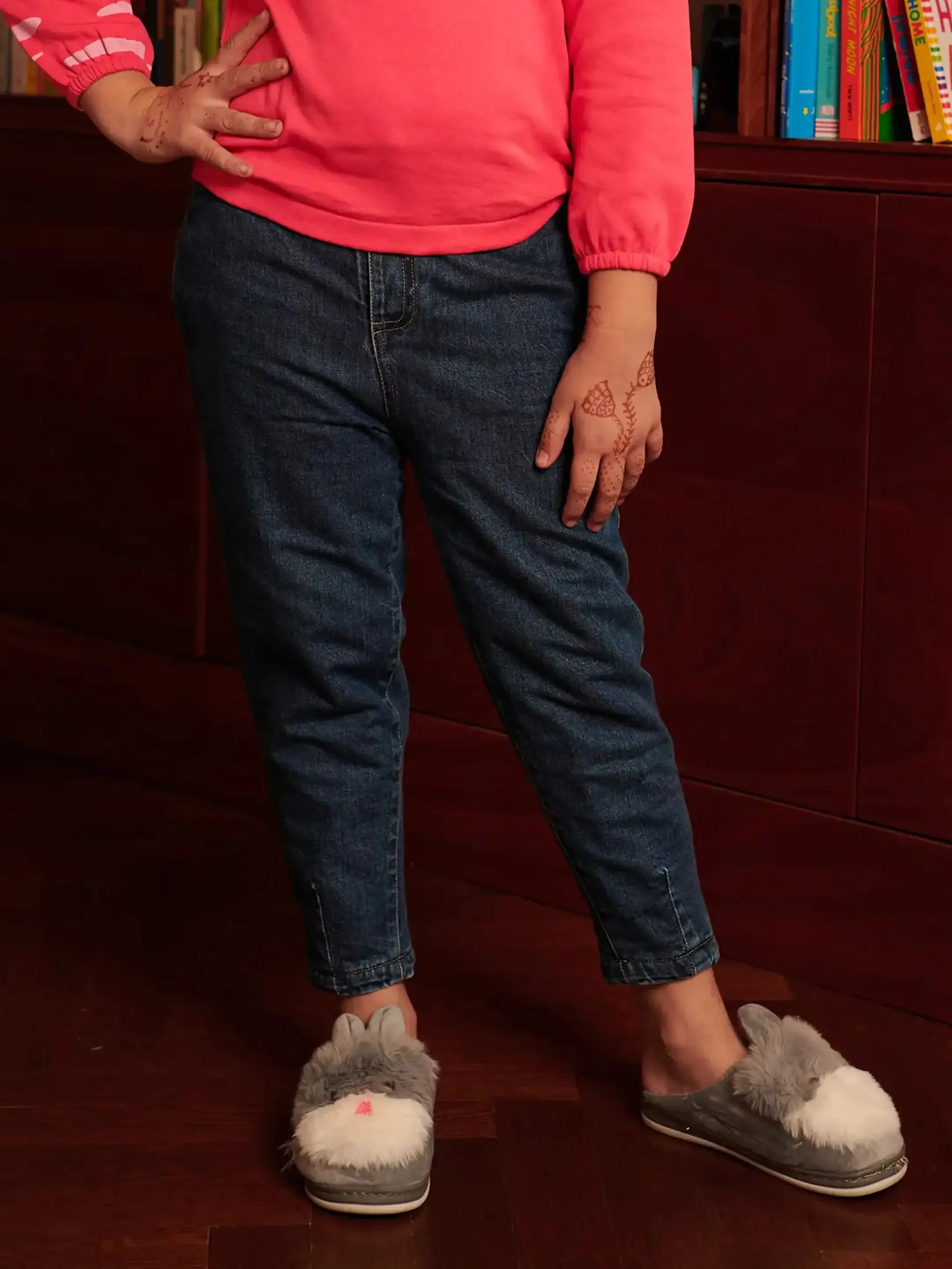 Blue Fleece Denim