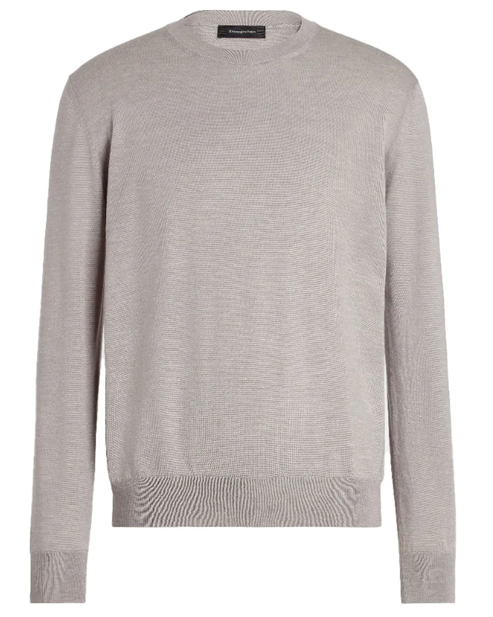 Brown Knit Crewneck
