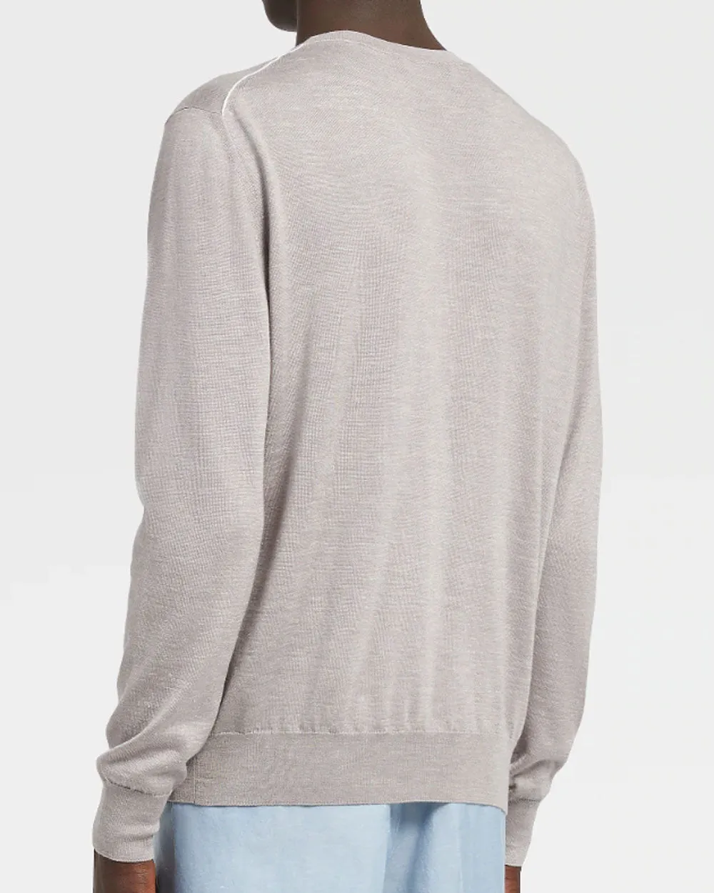 Brown Knit Crewneck
