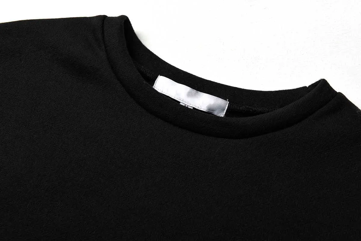 Cotton Oversized Polka Dot Top Loose Fit Black/White