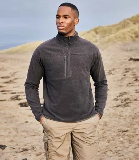 Craghoppers Expert Active Half Zip Knitted Fleece | Carbon Grey Marl