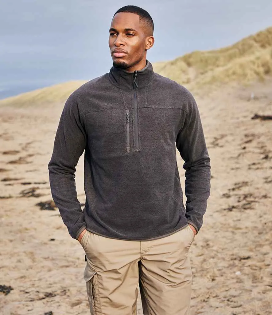 Craghoppers Expert Active Half Zip Knitted Fleece | Carbon Grey Marl