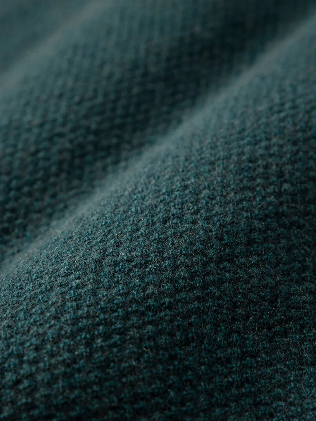 Dante Crew Jacquard Sweater - Pine Heather