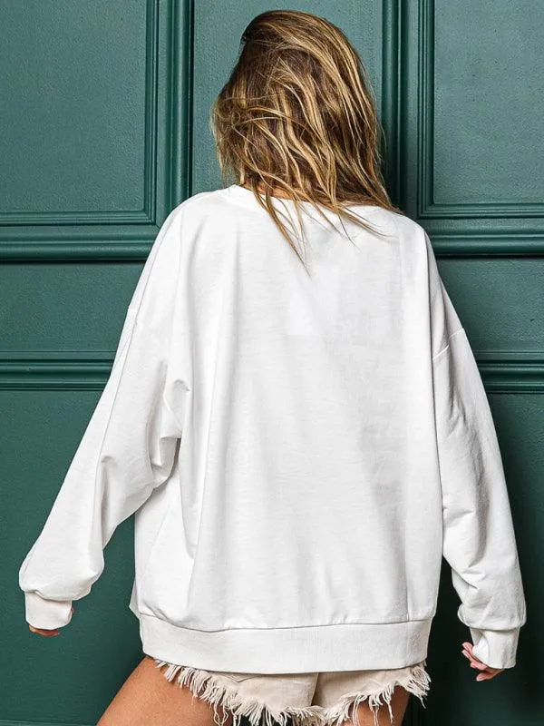 Elegant Festive Charm: Women's Knit Pullover for Holiday Style