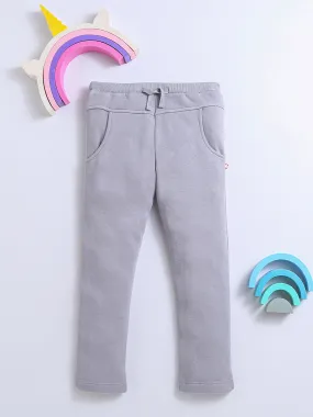 Fleece Grey Track Pant/ Legging for Boys