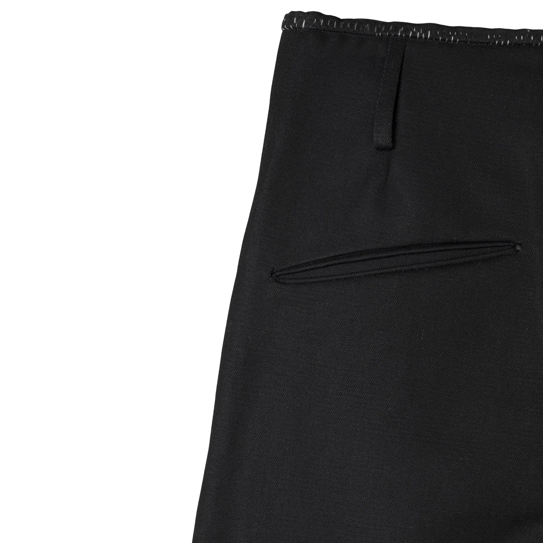 Knit Weave Ramie Wool Blend J Trousers