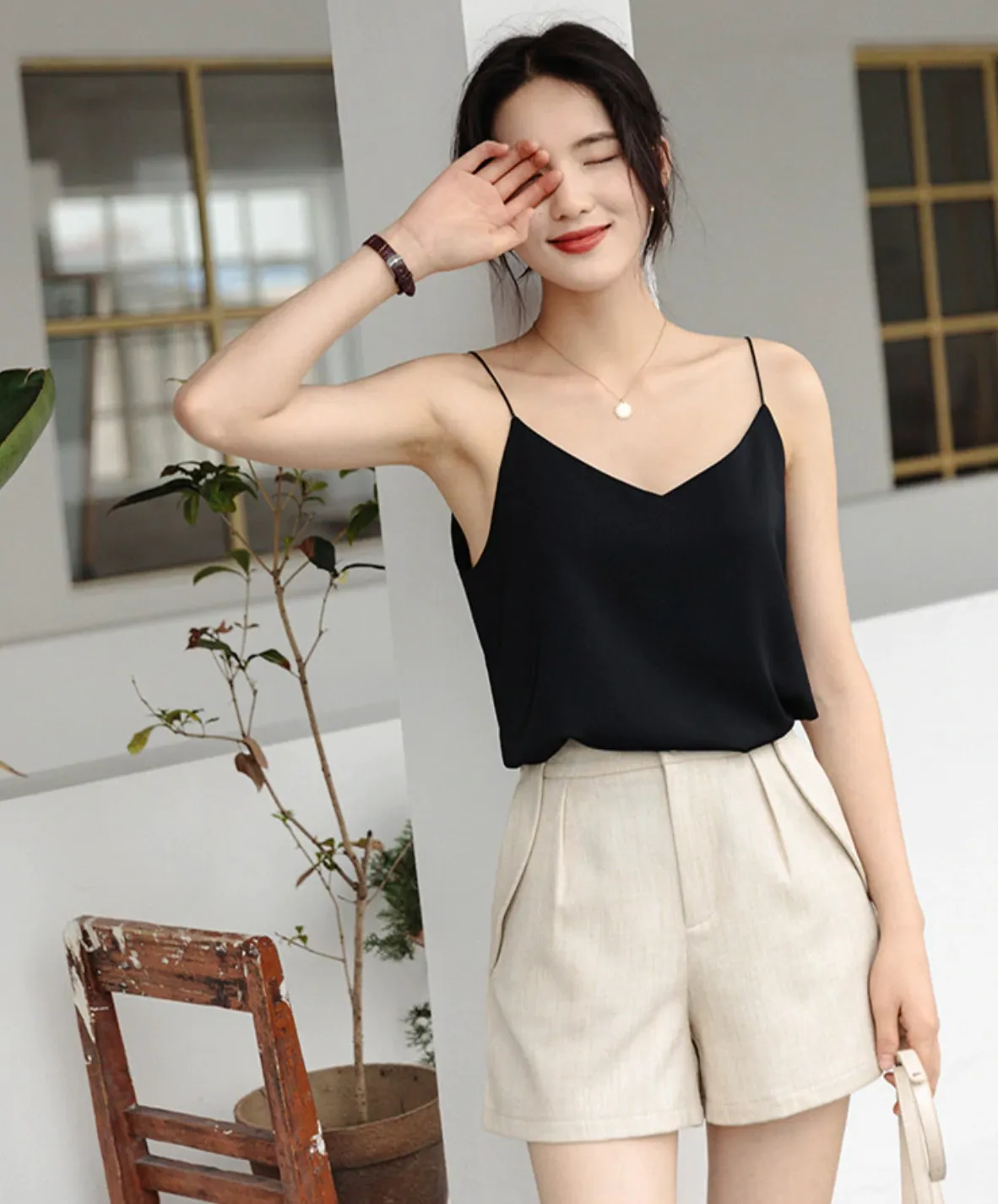 [Korean Style] Felisha Chiffon Cami