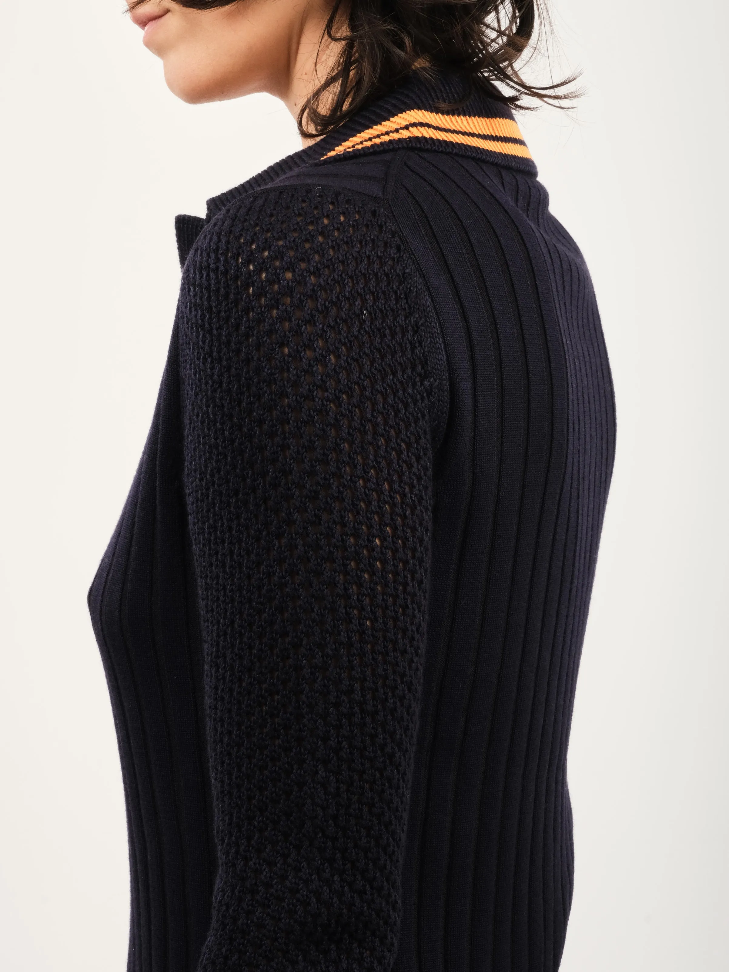Navy/Orange Myth Shirt Dress
