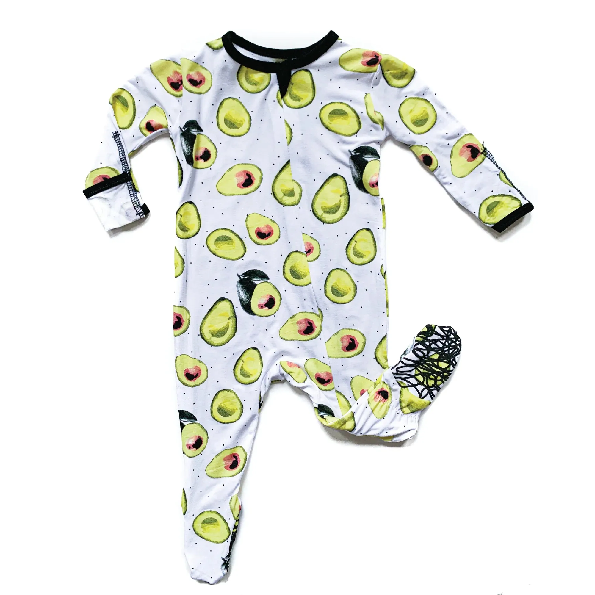 Peregrine Kidswear Avocado Footed Sleeper