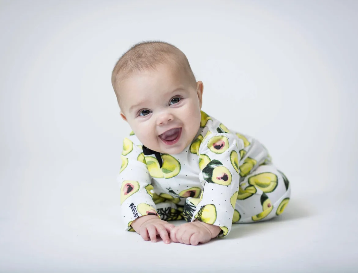 Peregrine Kidswear Avocado Footed Sleeper