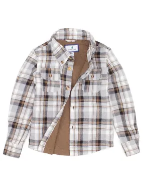 PROPERLY TIED BOYS CYPRESS SHIRT JACKET BARNWOOD