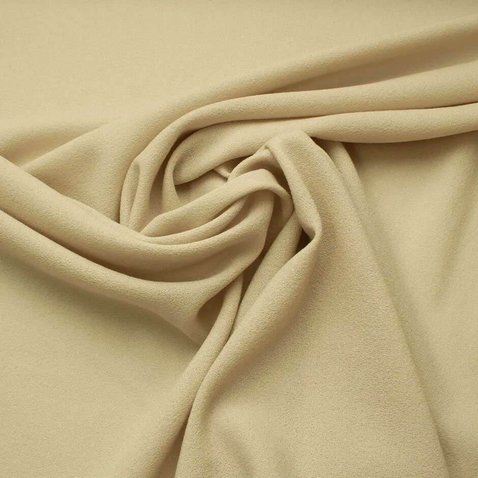 Sand Single Wool Crêpe