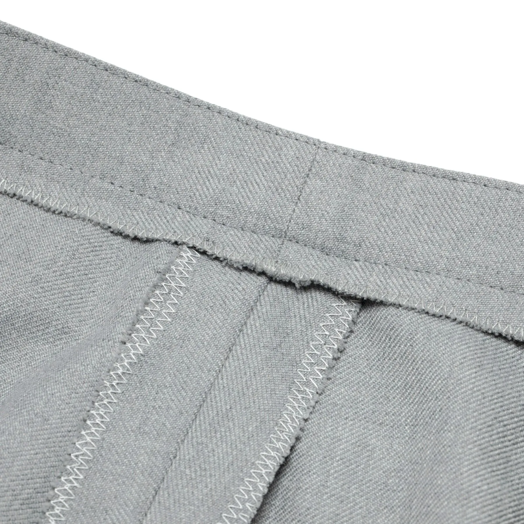 Tropical Wool, Forward Pleats, Clean Cuffed Hem, Small-Batch