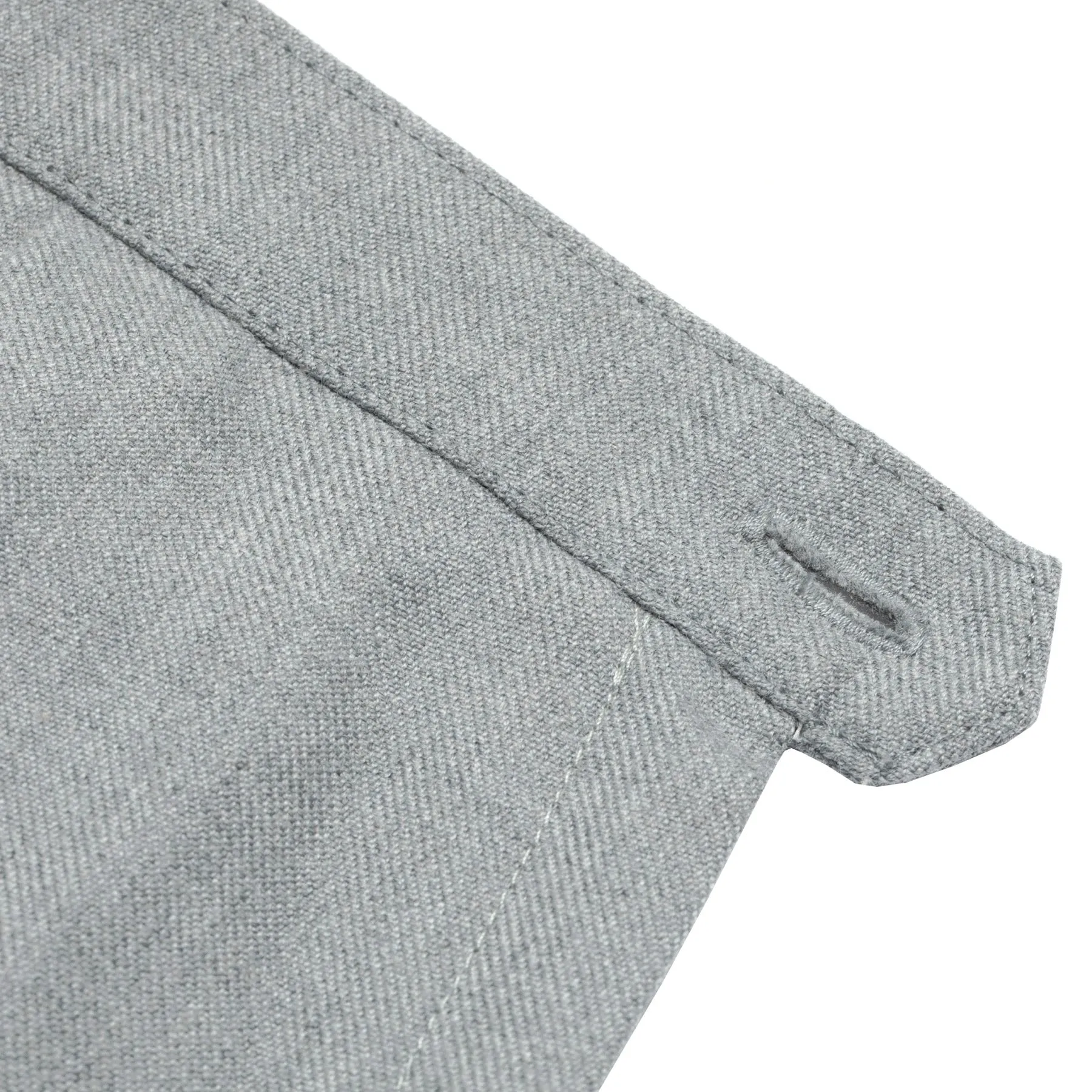 Tropical Wool, Forward Pleats, Clean Cuffed Hem, Small-Batch