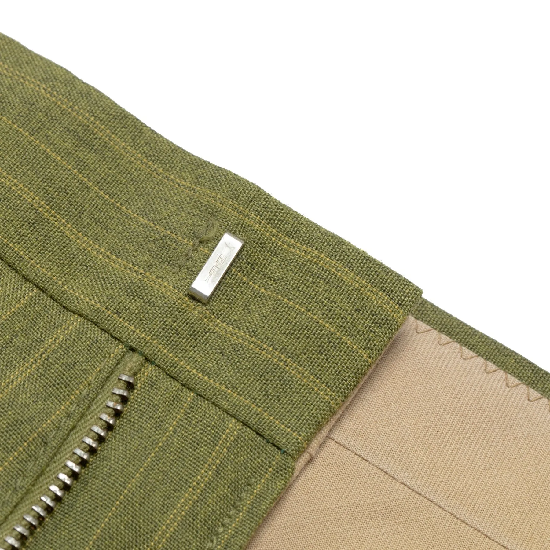 Tropical Wool, High-Rise Cut, Zigzag Stitching, Leisurewear Hybrid